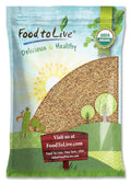 Food to Live Organic Oat Groats 5 Pounds – 100% Whole Grain Non-GMO Seeds Kosher Raw Non-Irradiated Vegan Bulk Low Glycemic Rich in Protein Fiber Copper and Manganese