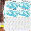 72 Pcs Maple Syrup Tapping Kit Include 24 Maple Syrup Taps 5L Syrup PC Bags 3 ft Blue Tubing for Beginners Maple Birch Collection Supplies