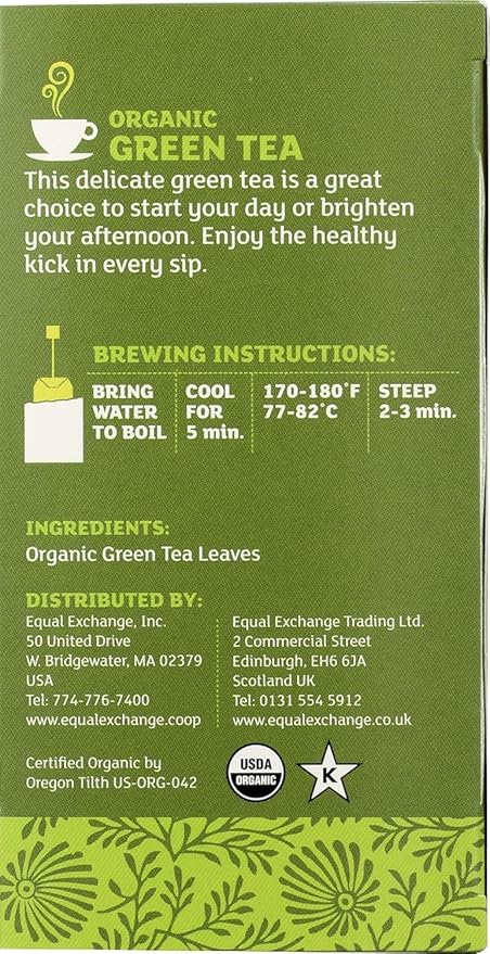 Equal Exchange Green Tea (6/20 BAG) by Equal Exchange