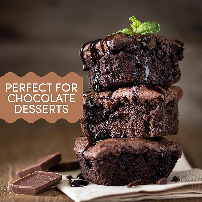Roots Circle Unsweetened Cocoa Powder | Rich Dark Chocolate Flavor Perfect for Baking Smoothies and Hot Cocoa | Premium Quality Easy Mixing Gluten-Free Kosher | Bulk 2 Pack of 14oz