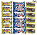 Elmer Chocolate Egg Variety Pack of 18-6 of Each - Gold Brick Heavenly Hash and Pecan Eggs - Classic Easter Treats For the Whole Family