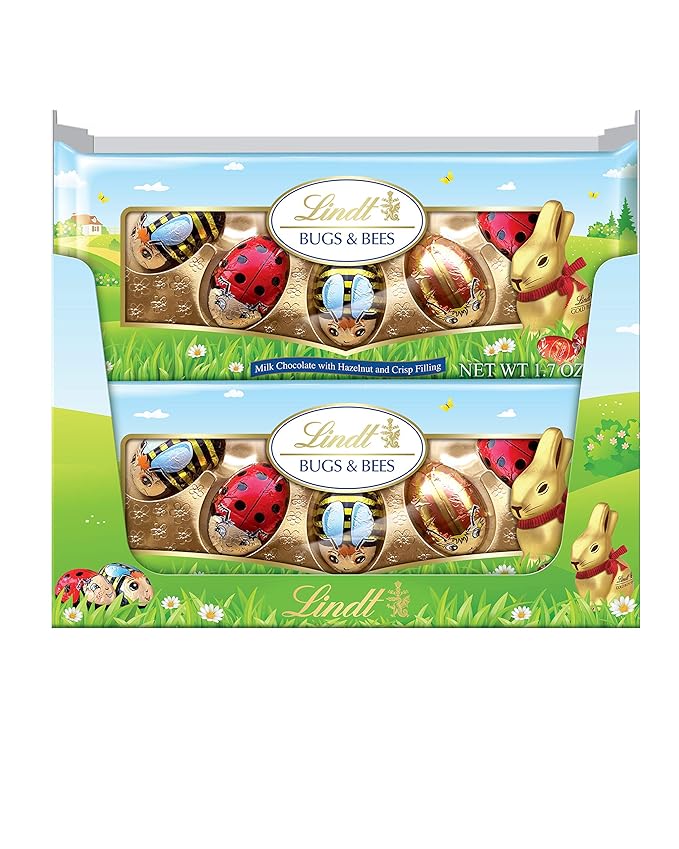 Lindt Bugs &amp Bees 5 Pack 1.7oz 16Count