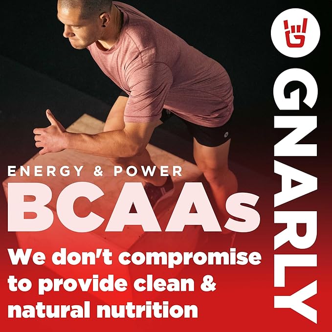 Gnarly Nutrition Gnarly Whey Grass-Fed Protein Supplement Chocolate (32.0oz) BCAAs Fruit Punch (10.58oz)