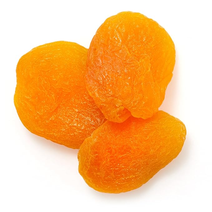 Yupik Sweet &amp Tangy Dried Apricots 2.2 lb (35.3 Oz) Sun-Dried Whole Fruits Naturally Sweet &amp Plump No Added Sugar or Oil Source of Fiber &amp Iron Tender &amp Chewy Snack for Baking Co