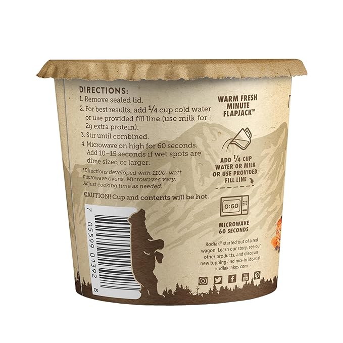 Kodiak Cakes Pancake On the Go S'mores 2.36 oz (Pack of 12)