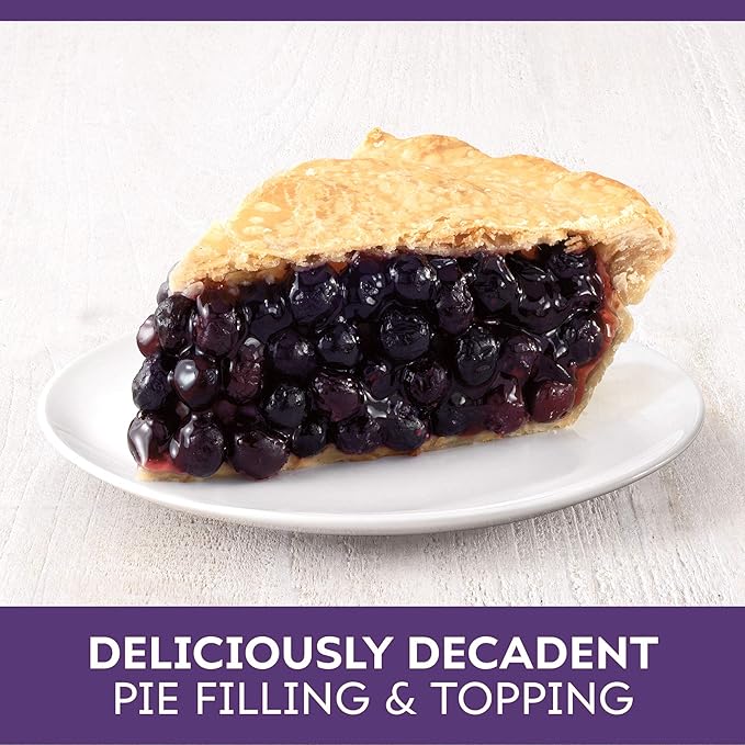 Duncan Hines Wilderness More Fruit Pie Filling &amp Topping Blueberry 21 Ounce (Pack of 12)