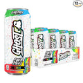 GHOST Energy Drink - 12-Pack Sour Strips Rainbow 16oz Cans - Energy &amp Focus &amp No Artificial Colors - 200mg of Natural Caffeine L-Carnitine &amp Taurine - Gluten-Free &amp Vegan