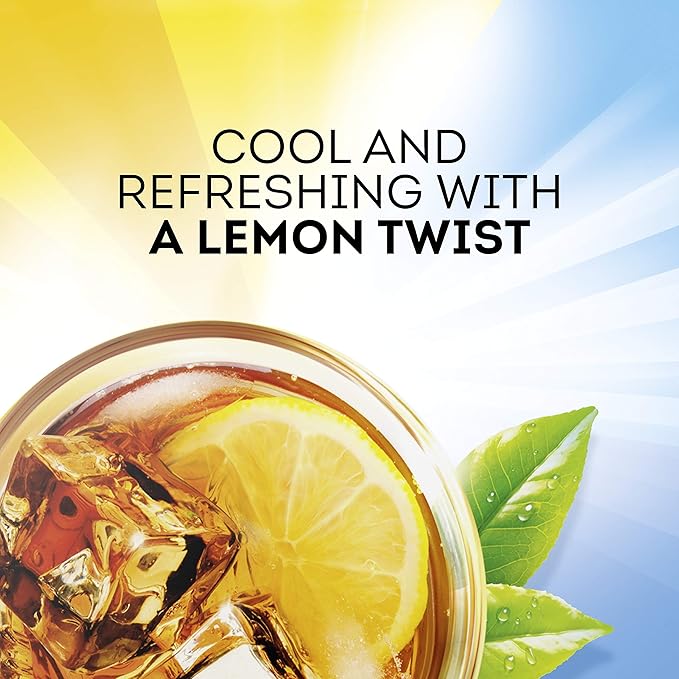 Lipton Lemon Sweetened Iced Tea Mix Makes 28 Quarts (Pack of 2)