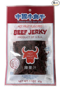 Beef Jerky (Hot Fruit Flavored) 1.5oz (Pack of 6)