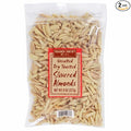 Trader Joe Unsalted Dry Toasted Slivered Almonds 8 oz (2PACKS)