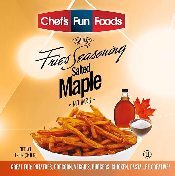 Chef's Fun Foods - Gourmet Fries Seasoning &amp Rub Mix | Kosher Food for Restaurants and Home Cooks | No MSG or Fillers | Great for Fried Foods BBQ Chicken Wings &amp More… (Combo)