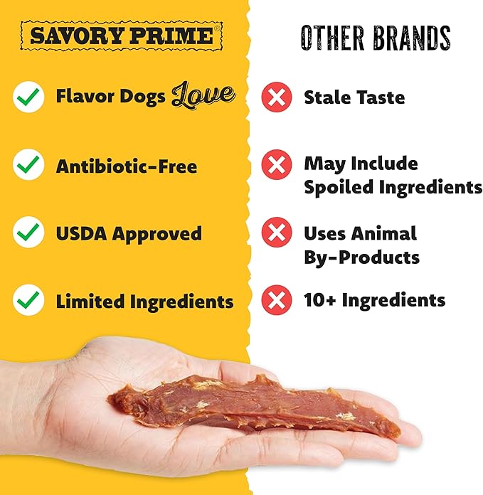 Savory Prime SPC Chicken Jerky 3 lbs.