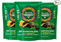 Heavenly Organics Mint Chocolate Honey Patties (3 Bags) Made with 100% Organic Cocoa and 100% Organic Raw White Honey Non-GMO Fair Trade Kosher Dairy &amp Gluten Free No Sugar Added