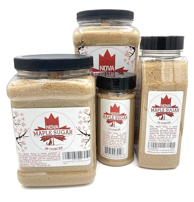 Nova Maple Sugar - Pure Grade-A Maple Sugar (6 Pounds)