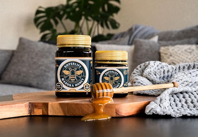 SuperLife - Manuka Honey MGO 263+ (UMF 10+) 500g Raw Honey Pure &amp Unpasteurised Monofloral New Zealand Honey