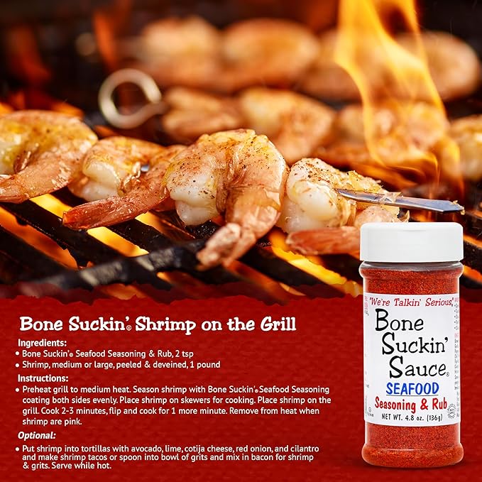 Bone Suckin' Sauce Seasoning and Rub-Variety Original Steak Seafood and Chicken Great for Grilling Smoking Non-GMO Gluten-Free Fat Free Kosher Pareve No Anti Caking &amp No Msg