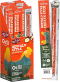 Field Trip Hormone Free Spicy Buffalo Chicken Jerky Snack Sticks 0 Sugar Keto Paleo Gluten Free Allergy Friendly Snack High Protein 50 Calorie Snack 1oz 24 Pack