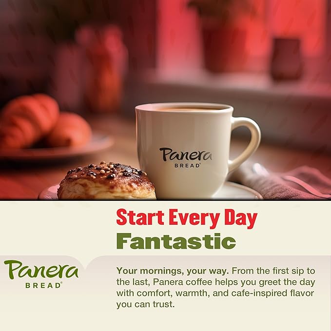 Panera Colombian Ground Coffee Medium Roast With Brown Sugar Hints - Smooth Balanced Everyday Brew 100% Arabica Beans Clean Label No Artificial Ingredients - Kosher Certified 12oz Bag Pack of 6 (7