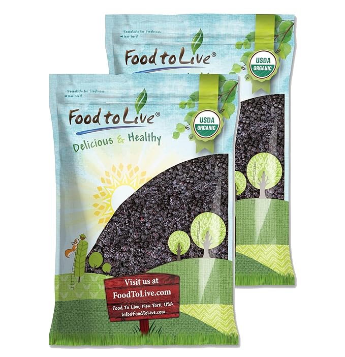 Food to Live Dried Blueberries 16 Pounds – Unsulfured. Rich in Nutrients. Perfect Snack or Addition to Cereals Salads Yogurt and Baking. Lightly Sweetened and Coated with Sunflower Oil. Made in U