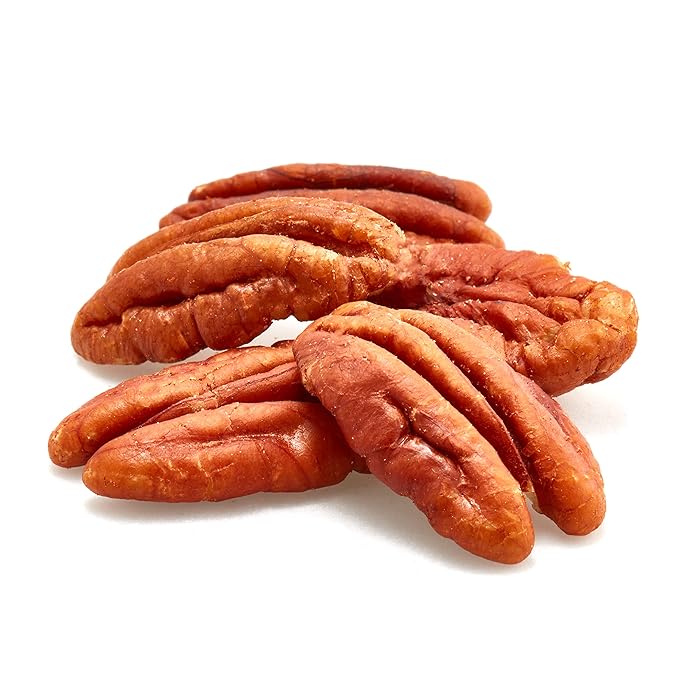 Yupik Organic Raw Pecans 2.2 lb (35.2 oz) Kosher Gluten-Free Non-GMO Vegan Raw Nuts Unsalted Unroasted Oil-Free Crunchy Source of Fiber Healthy Snacks Ideal for Baking &amp Cooking