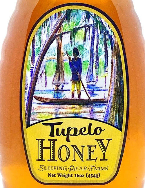 2 pack of Tupelo Honey 16oz. (32oz) Bottles- Premium from Sleeping Bear Farms Beekeepers in the Florida Apalachicola River Basin