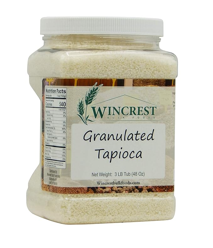 Granulated Tapioca - 3 Lb Tub