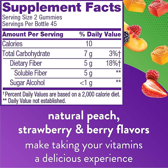 Quest Mini Protein Bars and Vitafusion Sugar Free Fiber Gummies Bundle 14 Count Protein Bars and 90 Count Fiber Supplements