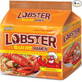 Paldo Fun &amp Yum Lobster Flavored Noodle Soup Original Seafood Broth Oriental Style Korean Ramyun K-Food 120g 4.23oz (4.23 Ounce (Pack of 8) Lobster)