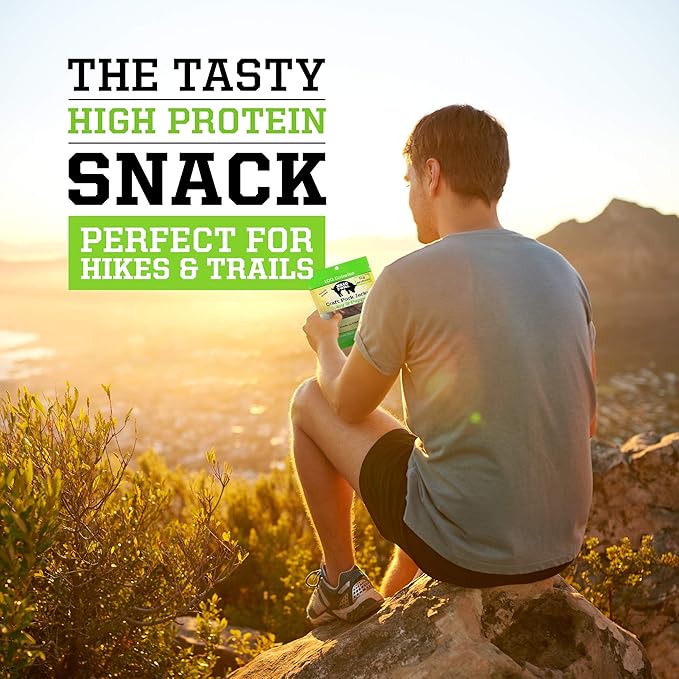 Big Fork Craft Pork Jerky – Spicy 3-Pepper Flavor | Bacon-Inspired Small-Batch Jerky Made from 100% Berkshire Pork | Keto Paleo Gluten-Free High-Protein Snack | 8 Bags (2.25 oz Each)