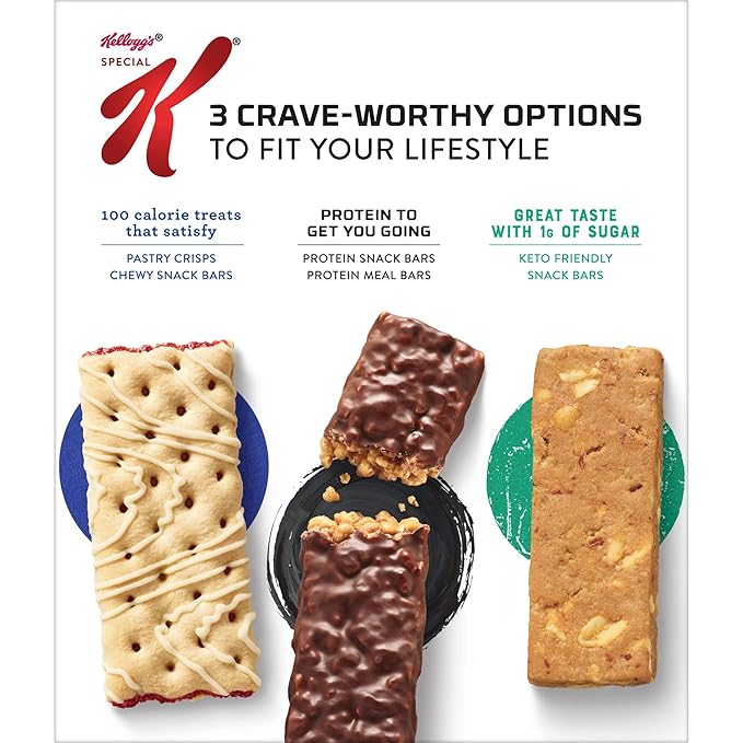 Special K Protein Meal Bars 12g of Protein Good Source of Fiber Strawberry (6 Boxes 36 Bars) (Pack of 2)