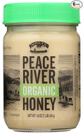 Peace River Creamed Organic Honey Kosher Gluten Free 16 Ounce (Pack of 6)