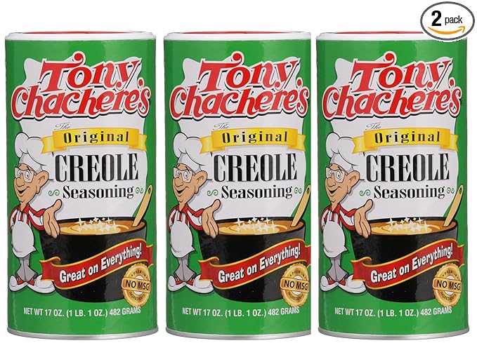 Tony Chachere Seasoning Blends Original Creole 17 Ounce Pack of 3