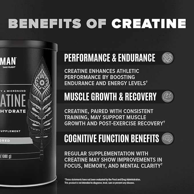 BIRDMAN Bundle Falcon Performance Vegan Protein Powder + Micronized Creatine Monohydrate Powder