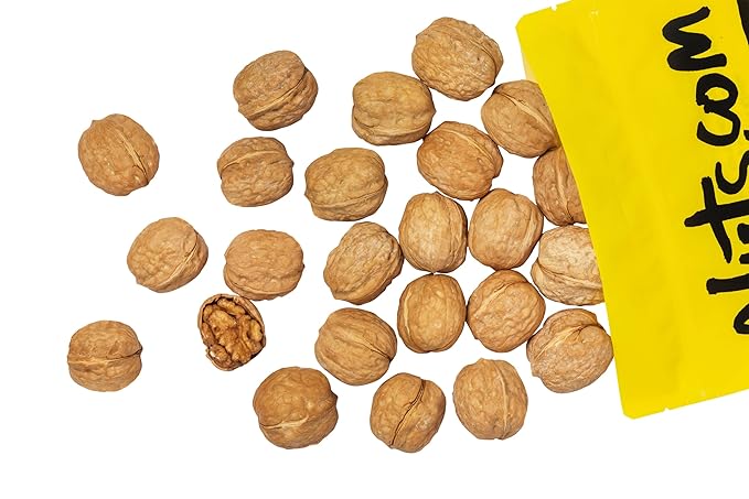 Nuts.com Whole Walnuts 2lb Pecans and Oregon Hazelnuts in Shell 1lb - Gourmet Freshly Harvested Non-GMO for Cooking Baking and Snacking
