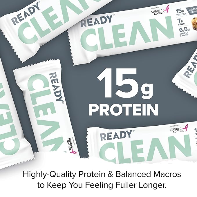 Generic Ready Nutrition Dark Chocolate Sea Salt Clean Protein Bar (In ABOLABAN Packaging With Sticker) (3 Packs/15 Count)