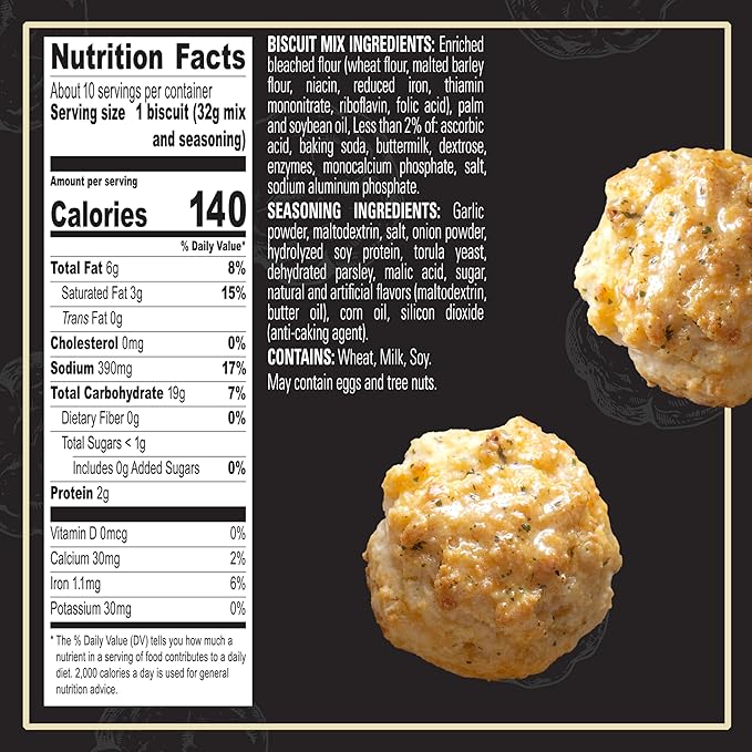 Red Lobster Cheddar Bay Biscuit Mix Garlic Herb Seasoning Included Cheddar Biscuit Mix 11.36 Oz Box (Pack of 12)