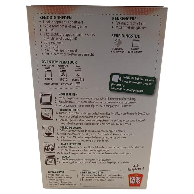 Apple Pie Recipe | Apple Pie Seasoning | Apple Pie Recipe | Apple Pie Seasoning | | Apple Pie Fresh | 15.52 Ounce Total Weight | Koopmans | 15.52 Ounce Total Weight