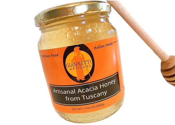 Giannetti Artisans Imported Premium Italian Acacia Honey - 17.63 oz (Single)