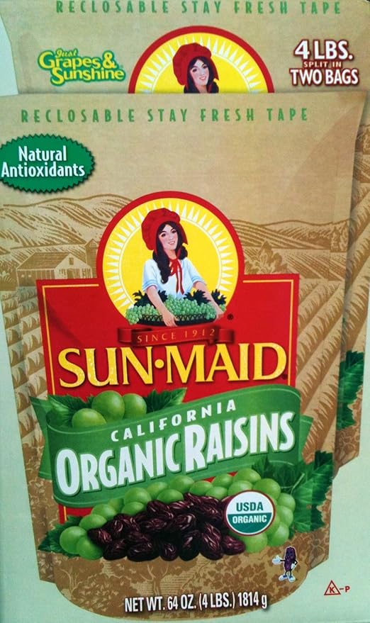 DUKUANGGT Sun Maid Organic Raisins
