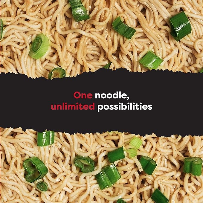 A-Sha Healthy Ramen Noodles - Original Sauce Pack Included Premium Air Dried Instant Noodles - 24 Packs 3.35oz each