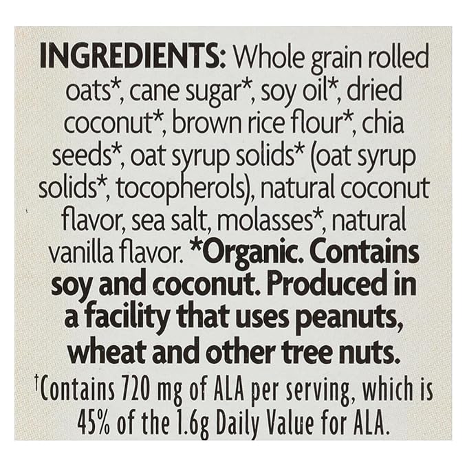 Chia Plus Coconut Chia Granola Cereal Organic 12.34 Ounces (Case of 12)