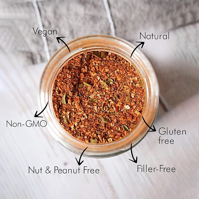 A Spice Affair's Nonna's Kitchen 6-Pack Spices Set - Italian Seasoning Spice Spaghetti Seasoning Mix Tuscan Spice Roasted Garlic &amp Sun-Dried Tomato Powder Bruschetta Seasoning Mix Grill Spice
