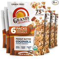 Grandy Organics Peanut Butter Coconola Granola Gluten Free Grain Free Peanut Butter Granola with 5g Plant Based Protein 9oz (Pack of 6)