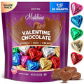 Madelaine Milk Chocolate Mini Hearts Individually Wrapped Rainbow Foil – Valentine’s Day Candy for Kids Classroom Gifts &amp Treat Bags 8 oz