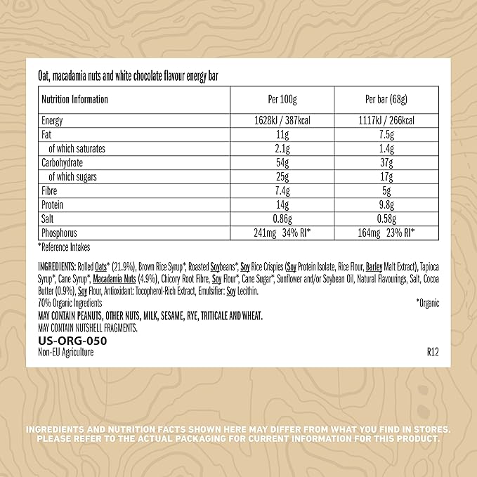 Clif Bar Energy Bar (White Chocolate Macadamia)