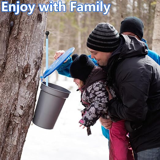 Maple Syrup Tapping Kit Upgrade Maple Taps Set Include (30) Maple Syrup Taps 66 -Ft Food Grade Tubing 1 Drill Bit Maple Tree Tapping Kit for Experts or Beginners (30 SET)