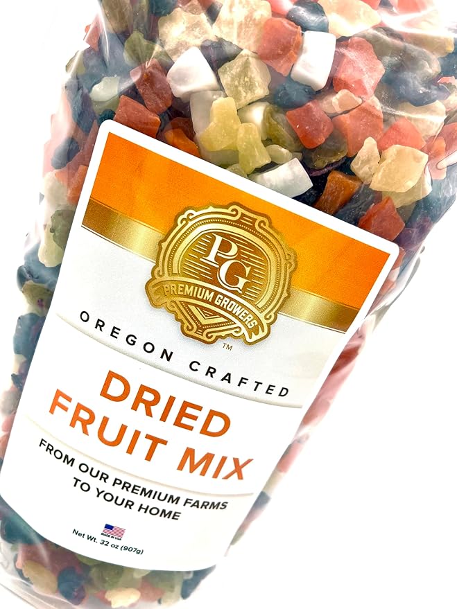 Oregon Premium Growers Healthy Choice Dried Fruit Snacks 32oz – Natural Trail Mix with Cranberries Mango Coconut Raisins Oregon Crafted Especially for You