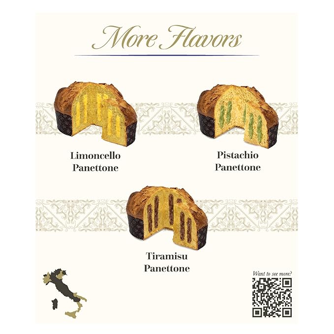 Giusto Sapore Authentic Italian Panettone Filled with Chocolate Cream - New and Imported from Italy Family Owned - 28.21 oz
