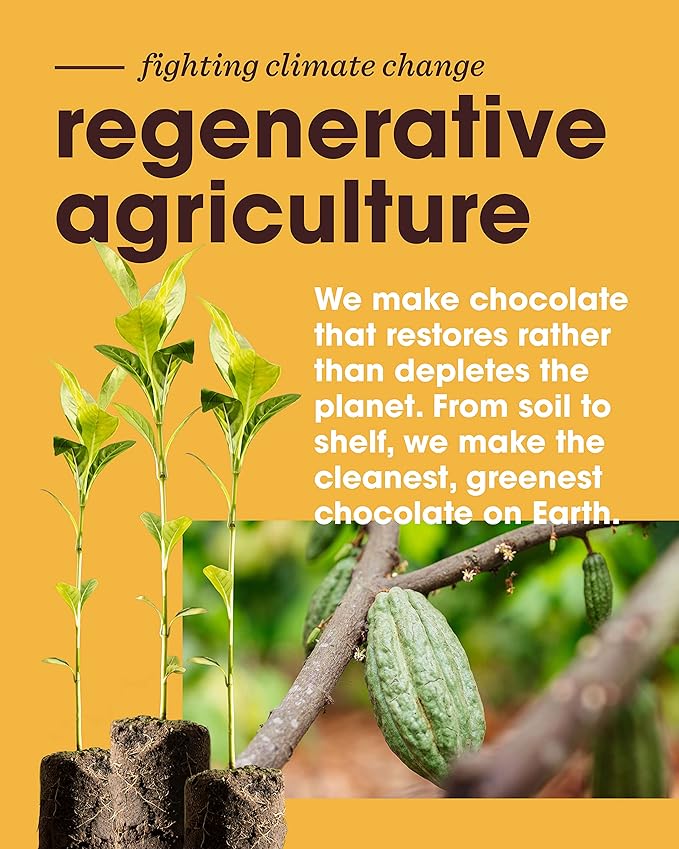 Alter Eco Dark Chocolate Granola Healthy Organic Breakfast &amp Snack Naturally Sweetened with Fruit Vegan No Artificial Sugars or Additives Regeneratively-Farmed Oats (Dark Chocolate - 6 Pack)