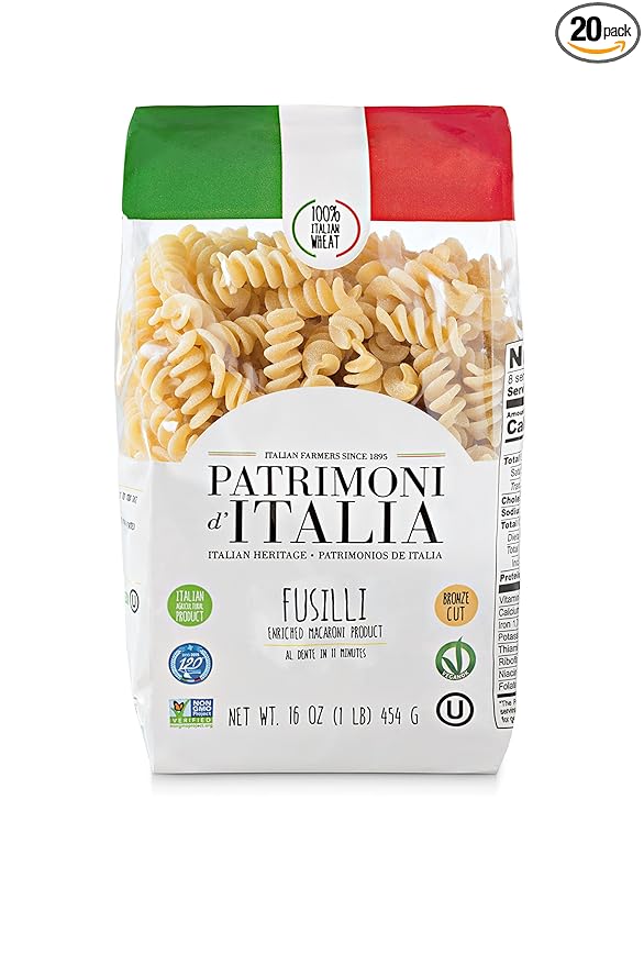 Patrimoni d'Italia Fusilli 1 Pound (Pack of 20)